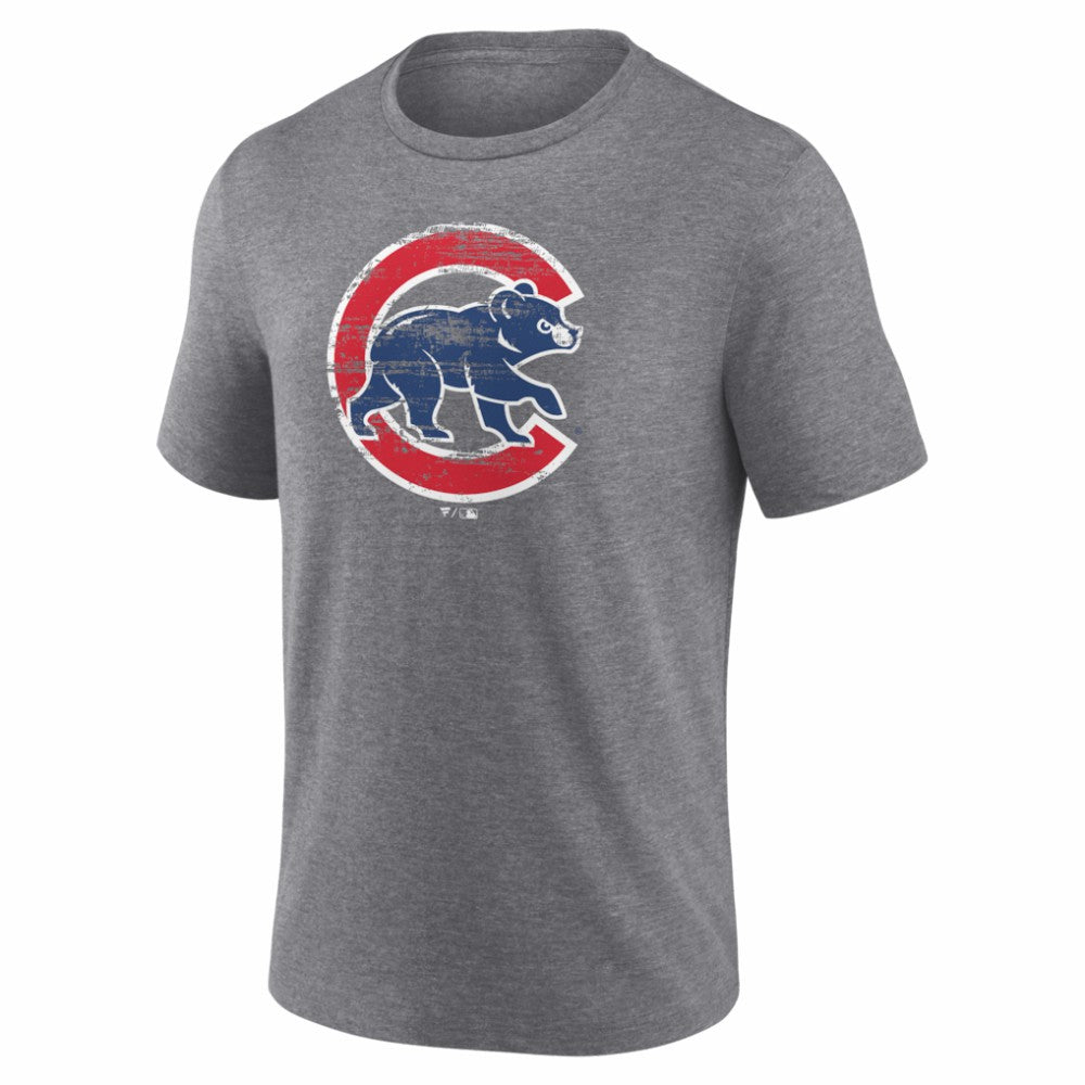 Chicago Cubs Heritage Personalized Any Name & Number Tri-Blend T-Shirt - MLB T-shirts