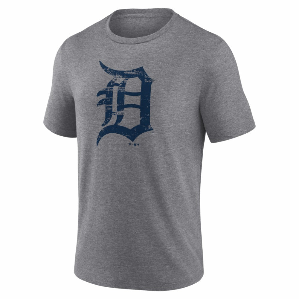 Detroit Tigers Heritage Personalized Any Name & Number Tri-Blend T-Shirt - MLB T-shirts