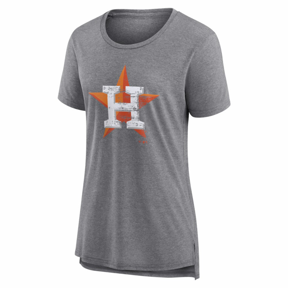 Houston Astros Women's Heritage Personalized Any Name & Number Tri-Blend T-Shirt - MLB T-shirts