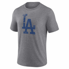 Los Angeles Dodgers Heritage Personalized Any Name & Number Tri-Blend T-Shirt - MLB T-shirts