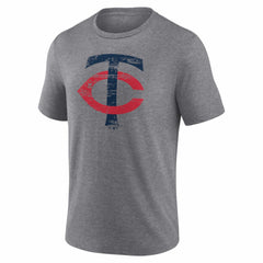 Minnesota Twins Heritage Personalized Any Name & Number Tri-Blend T-Shirt - MLB T-shirts