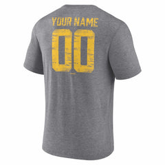 Pittsburgh Pirates Heritage Personalized Any Name & Number Tri-Blend T-Shirt - MLB T-shirts
