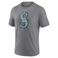 Seattle Mariners Heritage Personalized Any Name & Number Tri-Blend T-Shirt - MLB T-shirts