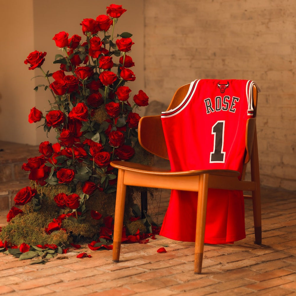 Red Derrick Rose Chicago Bulls 2008-09 Authentic Jersey sale | NBA