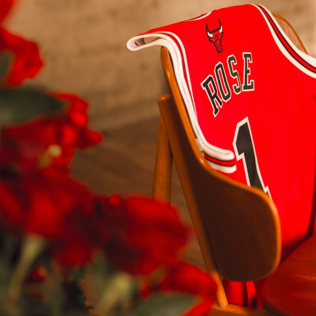 Red Derrick Rose Chicago Bulls 2008-09 Authentic Jersey sale | NBA