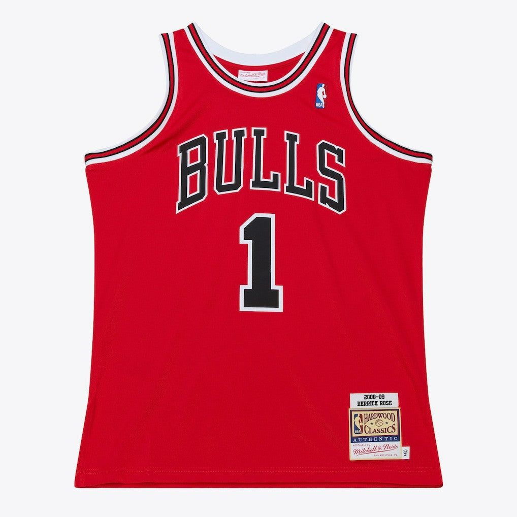 Red Derrick Rose Chicago Bulls 2008-09 Authentic Jersey sale | NBA