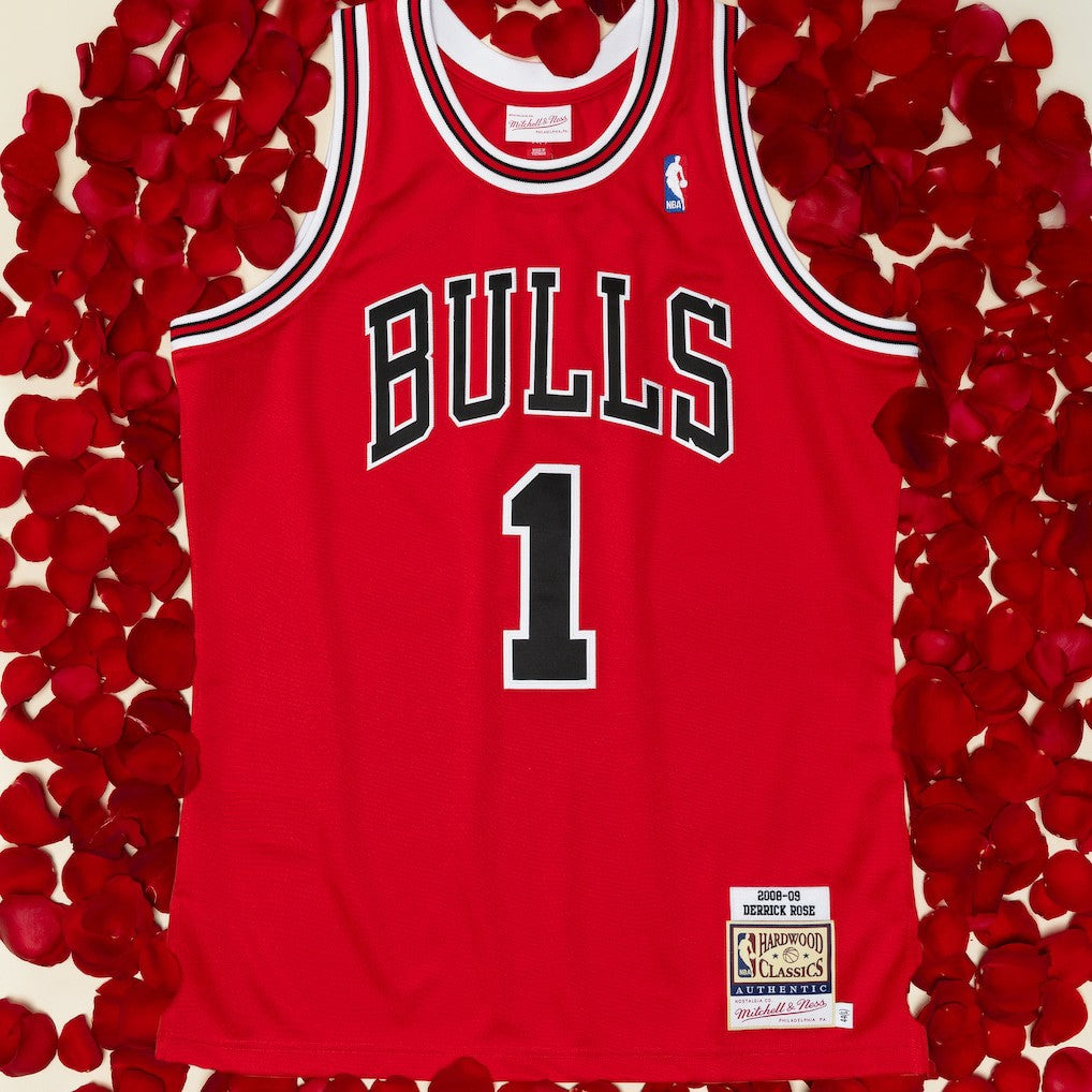 Red Derrick Rose Chicago Bulls 2008-09 Authentic Jersey sale | NBA