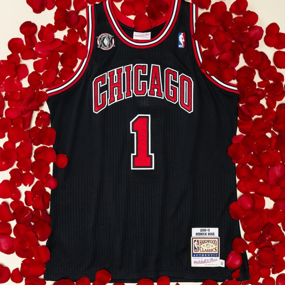 Black Derrick Rose Chicago Bulls 2010-11 Authentic Jersey sale | NBA