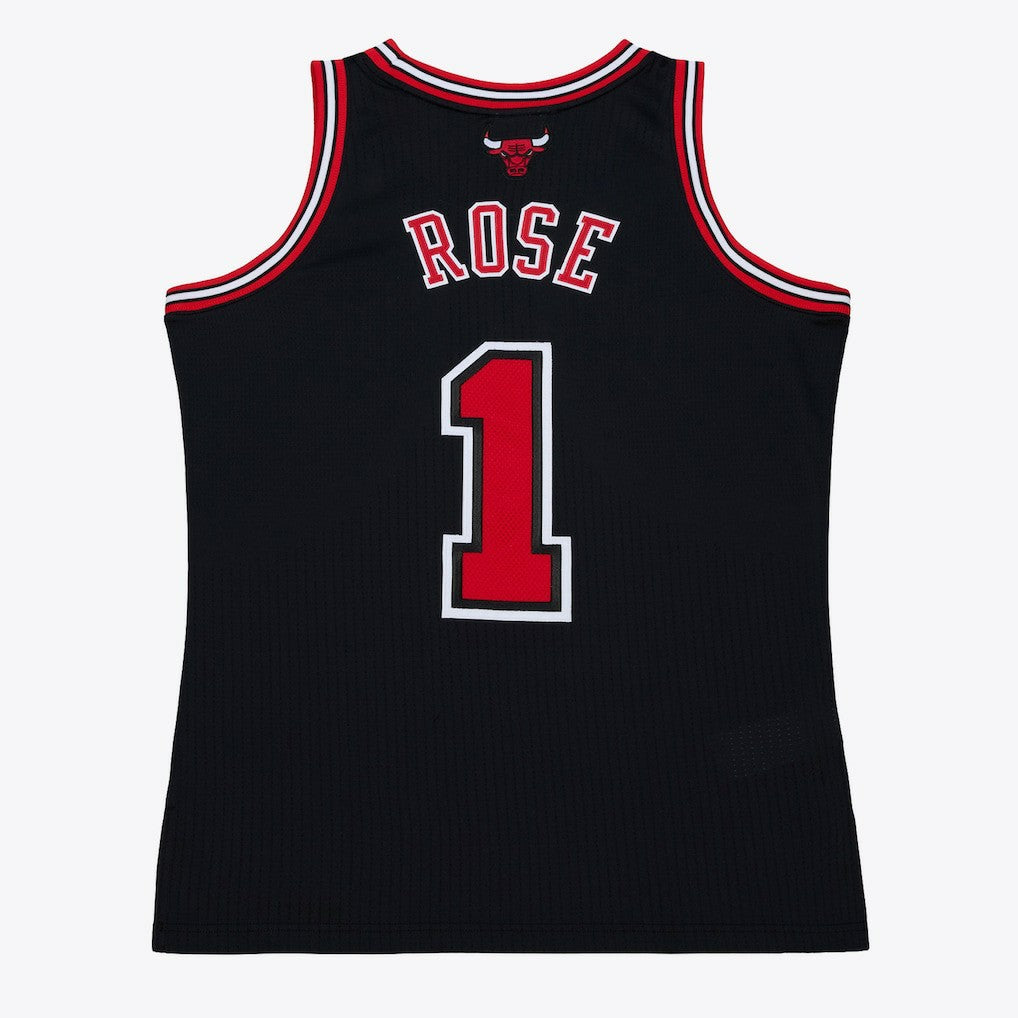 Black Derrick Rose Chicago Bulls 2010-11 Authentic Jersey sale | NBA