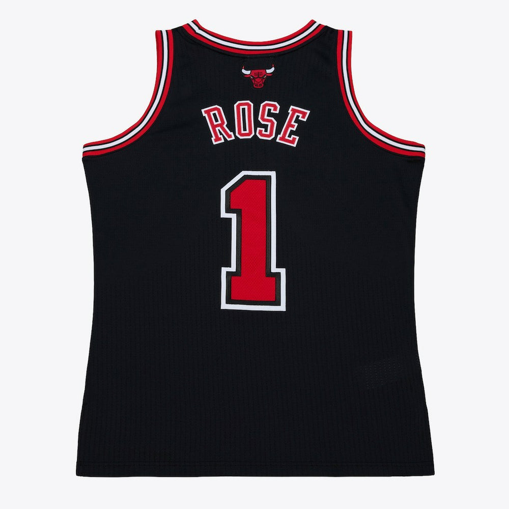 Black Derrick Rose Chicago Bulls 2010-11 Authentic Jersey sale | NBA