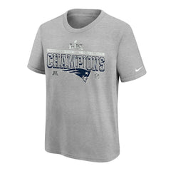 New England Patriots Youth 2025 AFC Champions Locker Room Trophy Collection Authentic T-Shirt | NFL Online