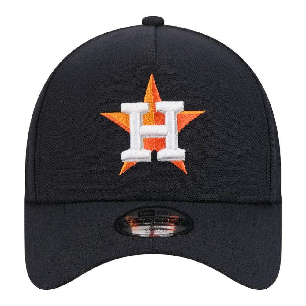 Houston Astros New Era Youth 9FORTY A-Frame Adjustable Hat - MLB Hats