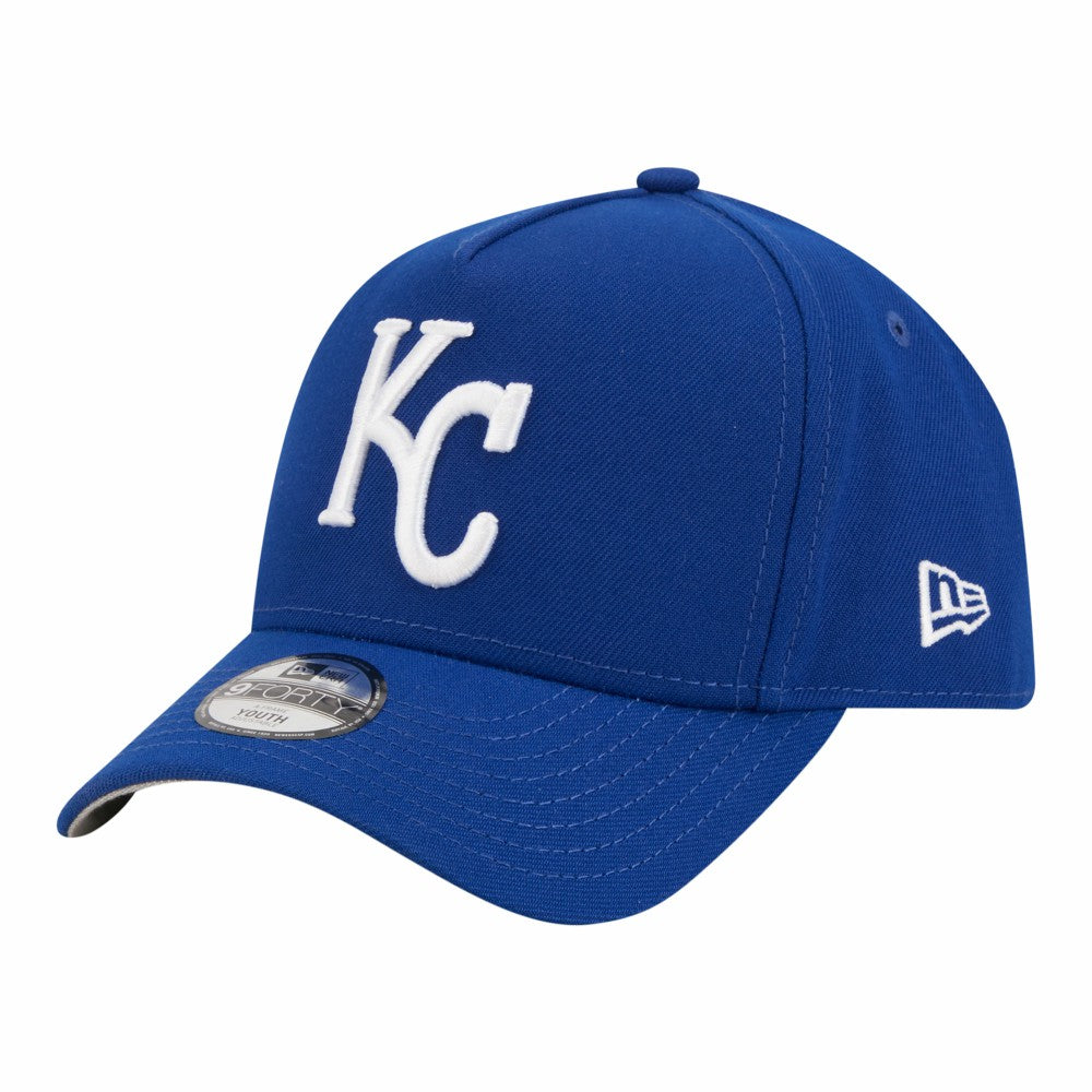 Kansas City Royals New Era Youth 9FORTY A-Frame Adjustable Hat - MLB Hats