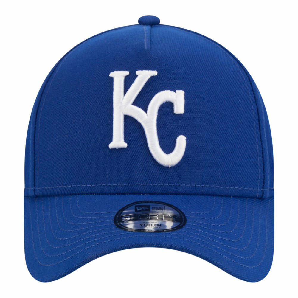 Kansas City Royals New Era Youth 9FORTY A-Frame Adjustable Hat - MLB Hats
