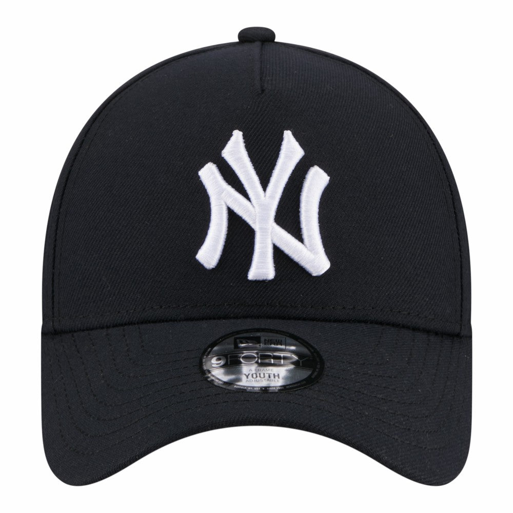 New York Yankees New Era Youth 9FORTY A-Frame Adjustable Hat - MLB Hats