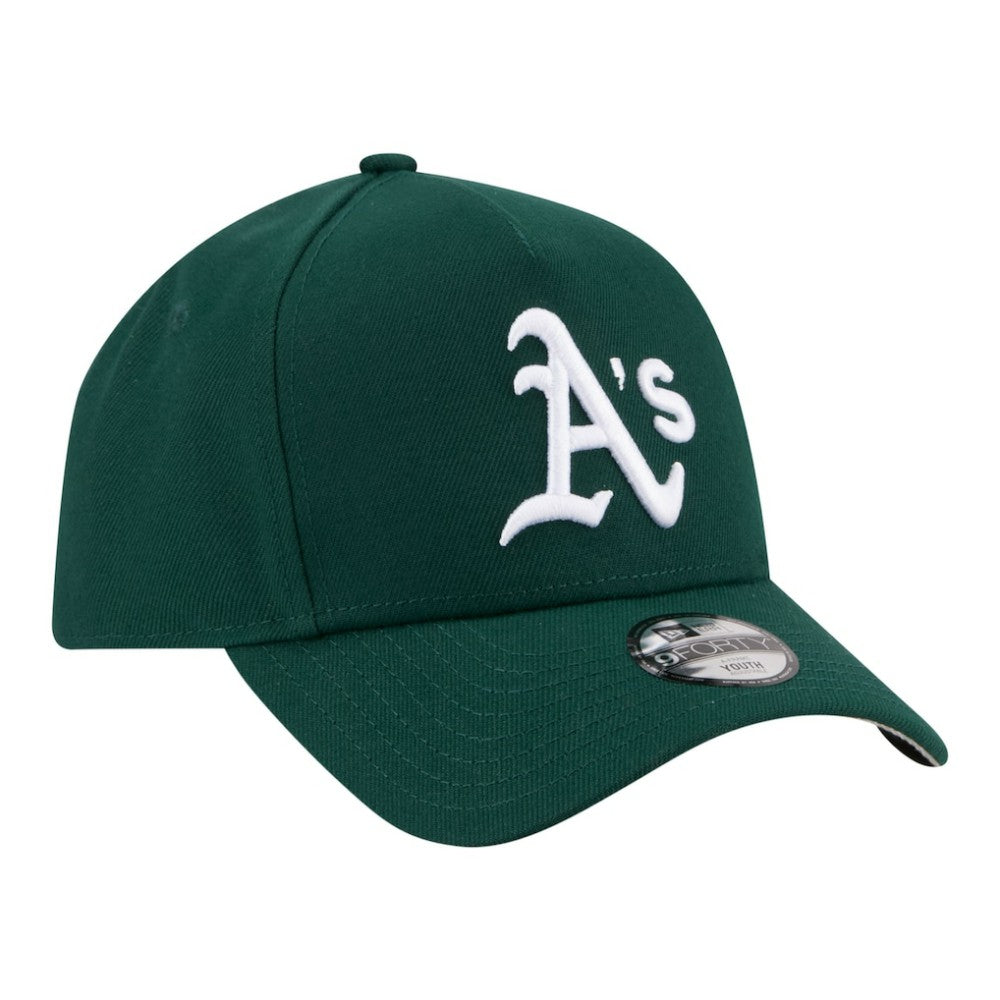 Athletics New Era Youth 9FORTY A-Frame Adjustable Hat - MLB Hats