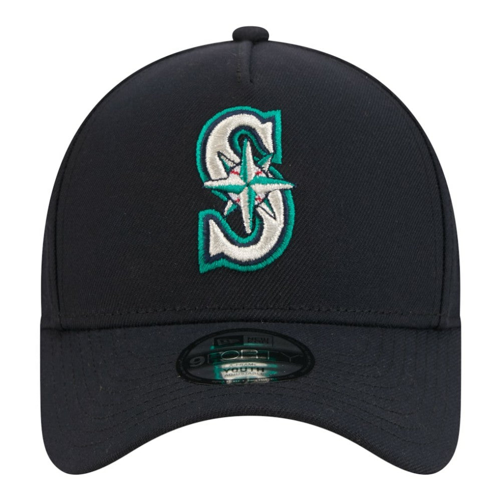 Seattle Mariners New Era Youth 9FORTY A-Frame Adjustable Hat - MLB Hats