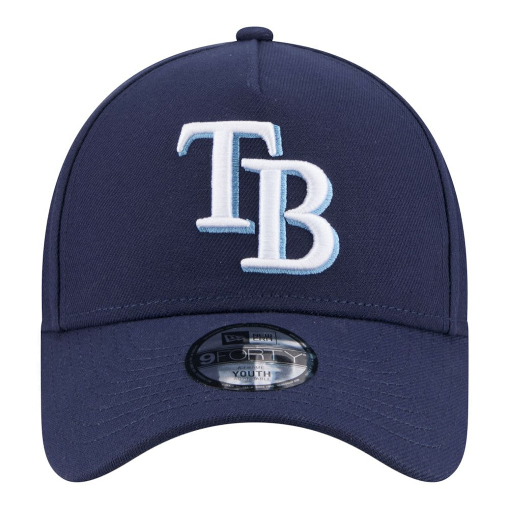 Tampa Bay Rays New Era Youth 9FORTY A-Frame Adjustable Hat - MLB Hats