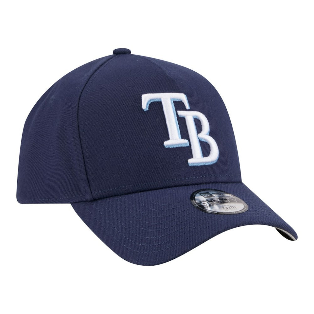 Tampa Bay Rays New Era Youth 9FORTY A-Frame Adjustable Hat - MLB Hats