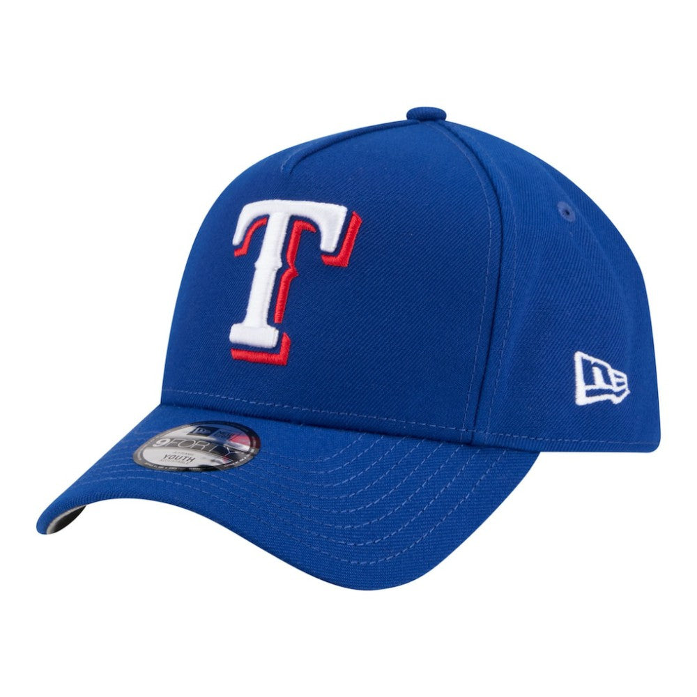 Texas Rangers New Era Youth 9FORTY A-Frame Adjustable Hat - MLB Hats