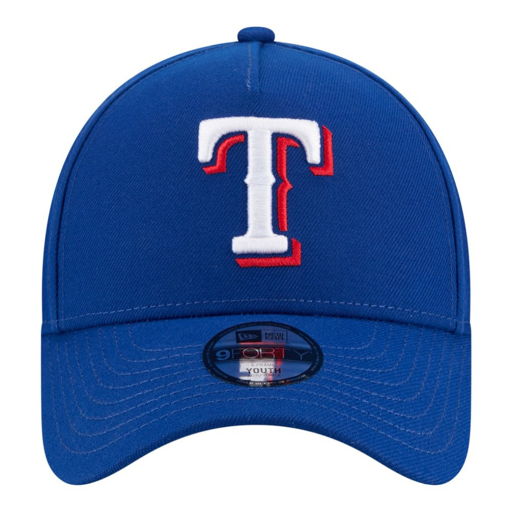 Texas Rangers New Era Youth 9FORTY A-Frame Adjustable Hat - MLB Hats