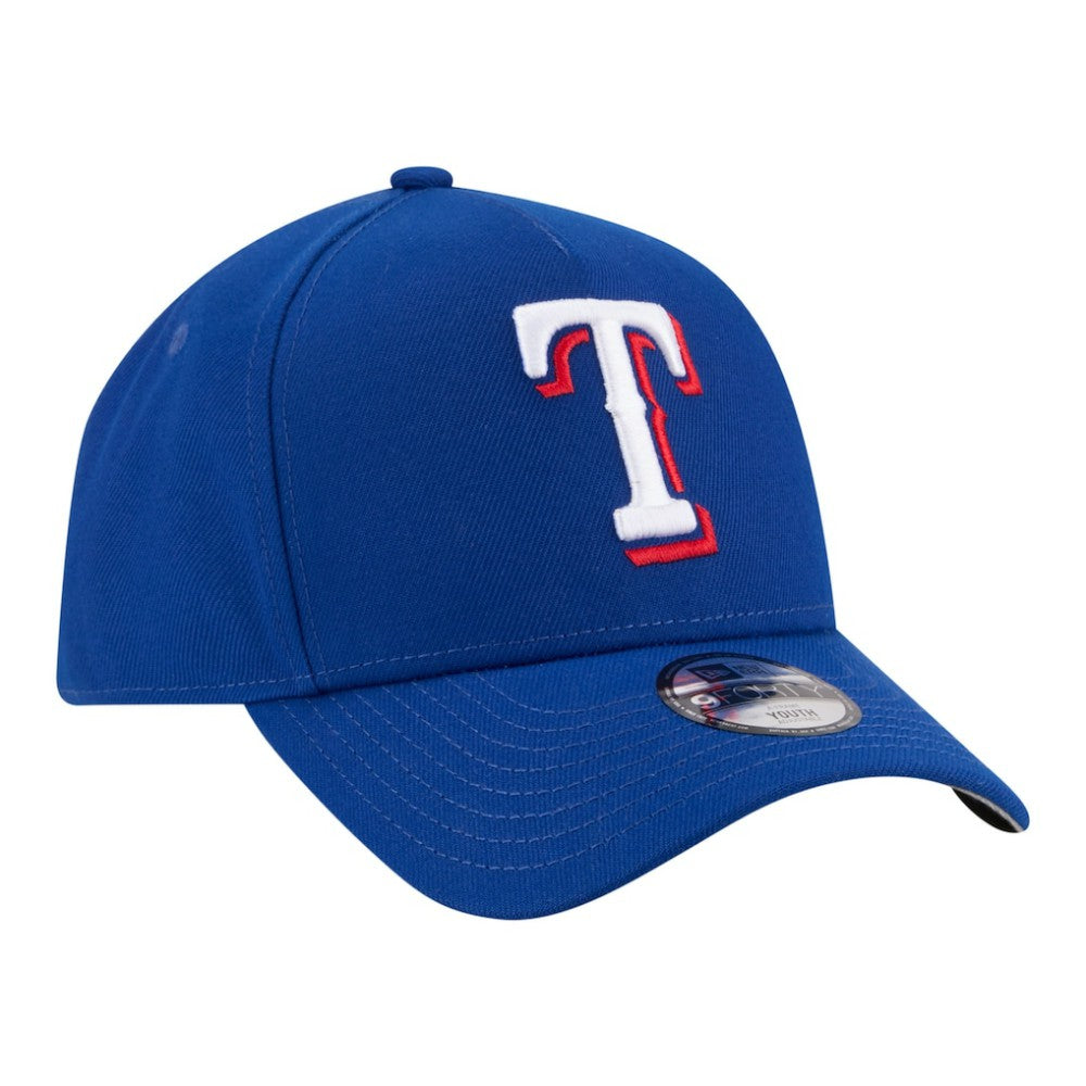 Texas Rangers New Era Youth 9FORTY A-Frame Adjustable Hat - MLB Hats
