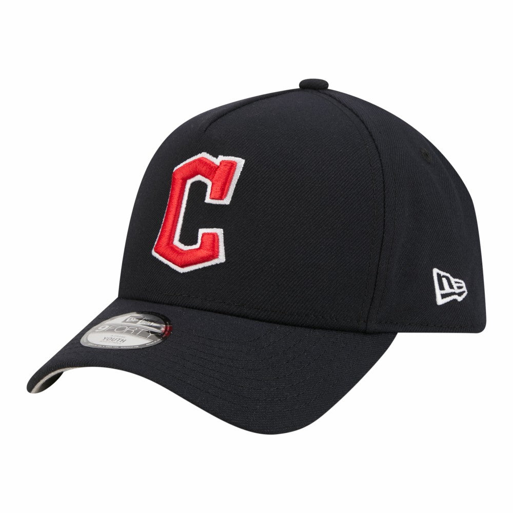 Cleveland Guardians New Era Youth 9FORTY A-Frame Adjustable Hat - MLB Hats