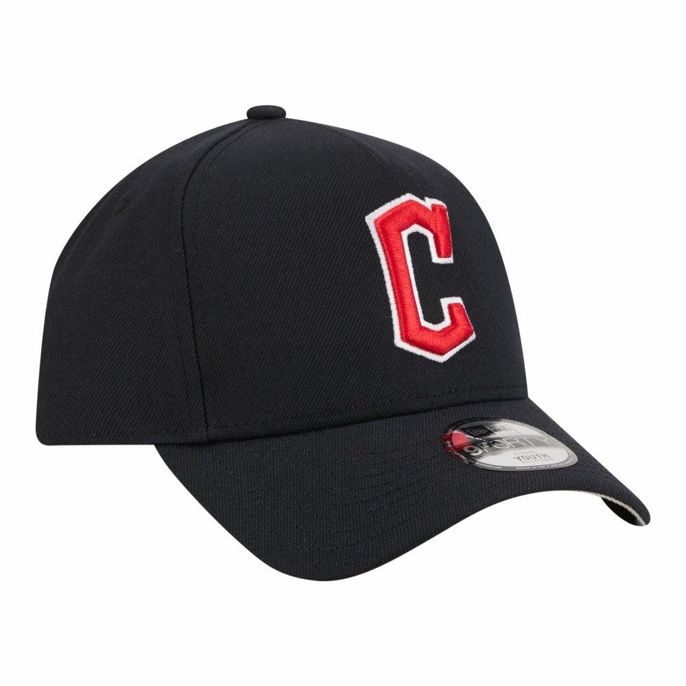 Cleveland Guardians New Era Youth 9FORTY A-Frame Adjustable Hat - MLB Hats
