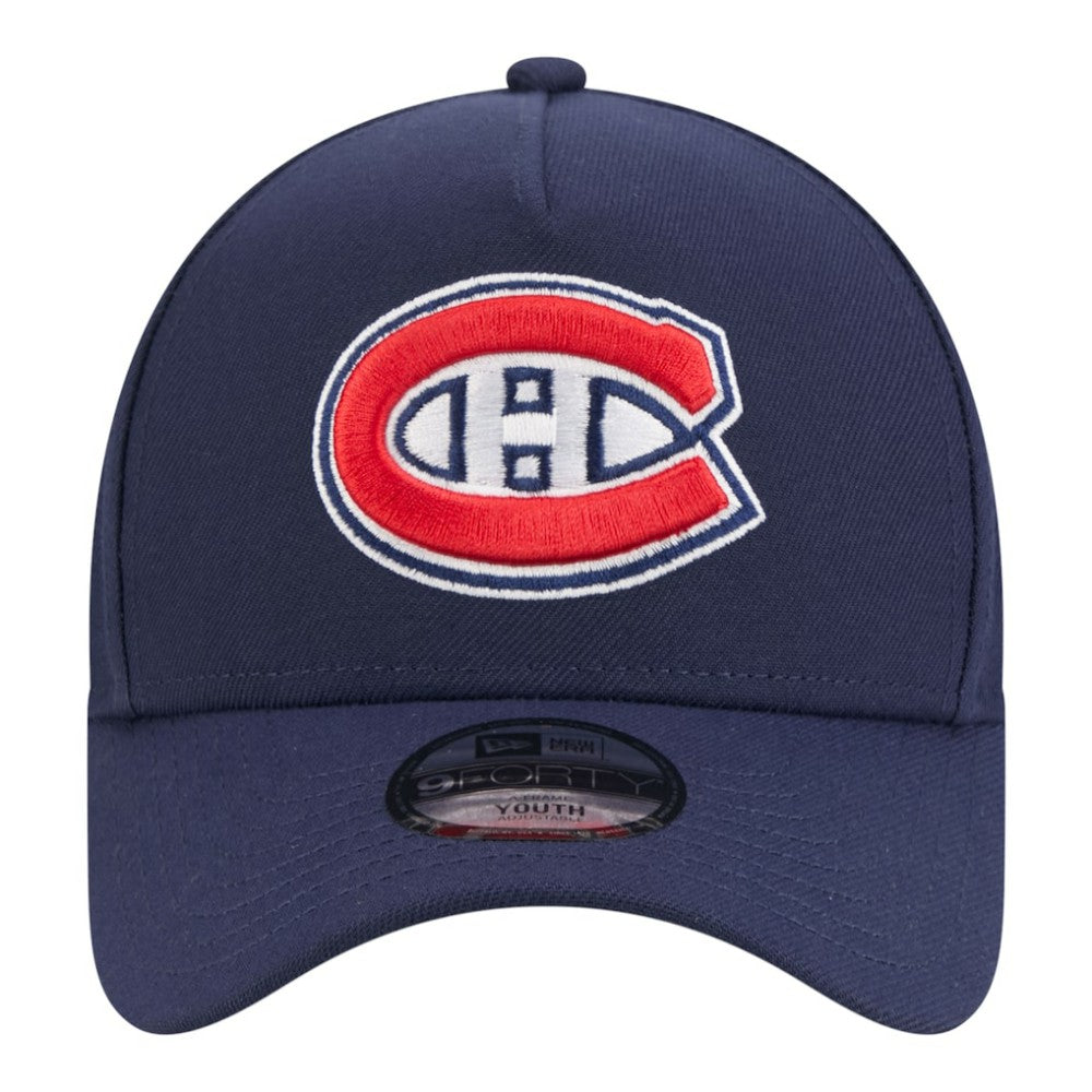Montreal Canadiens New Era Youth 9FORTY A-Frame Adjustable Hat -  NHL Hats