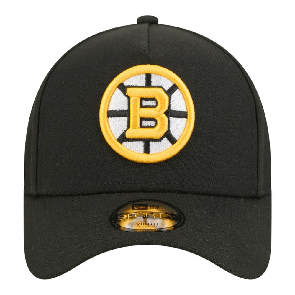 Boston Bruins New Era Youth 9FORTY A-Frame Adjustable Hat -  NHL Hats