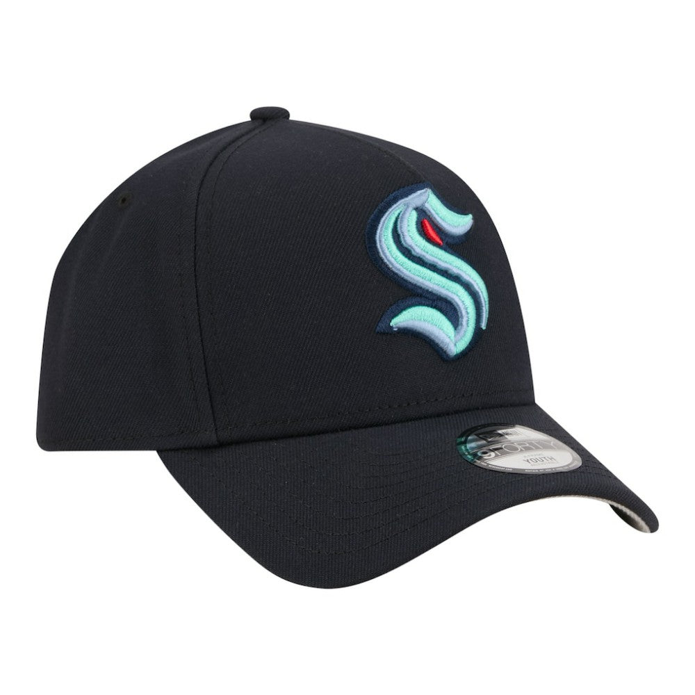 Seattle Kraken New Era Youth 9FORTY A-Frame Adjustable Hat -  NHL Hats