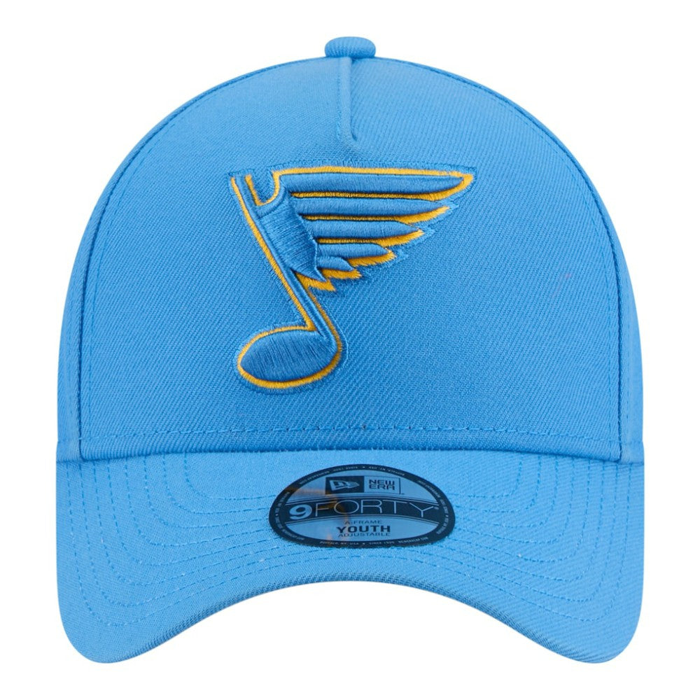 St. Louis Blues New Era Youth 9FORTY A-Frame Adjustable Hat -  NHL Hats