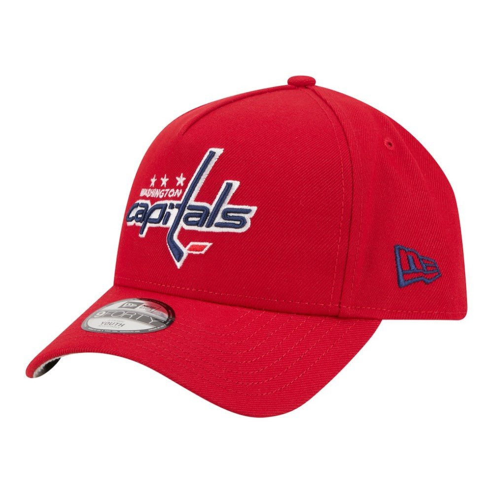 Washington Capitals New Era Youth 9FORTY A-Frame Adjustable Hat -  NHL Hats