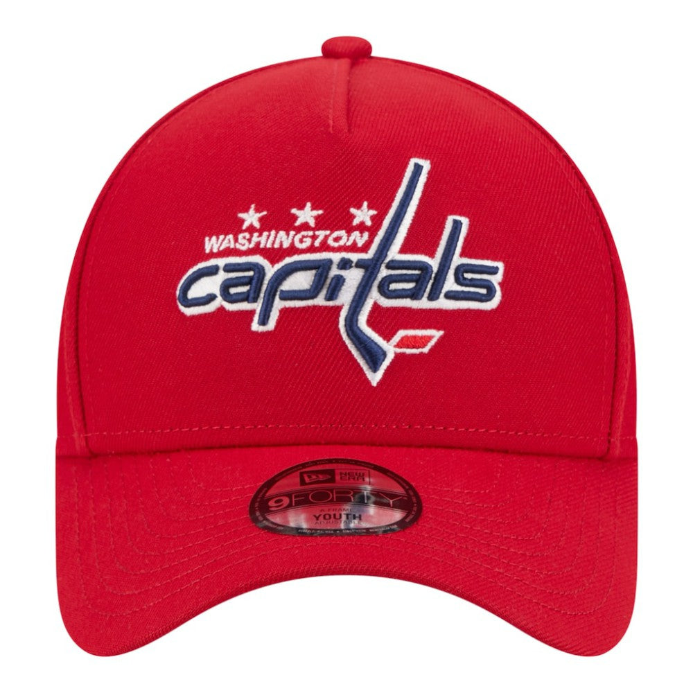 Washington Capitals New Era Youth 9FORTY A-Frame Adjustable Hat -  NHL Hats