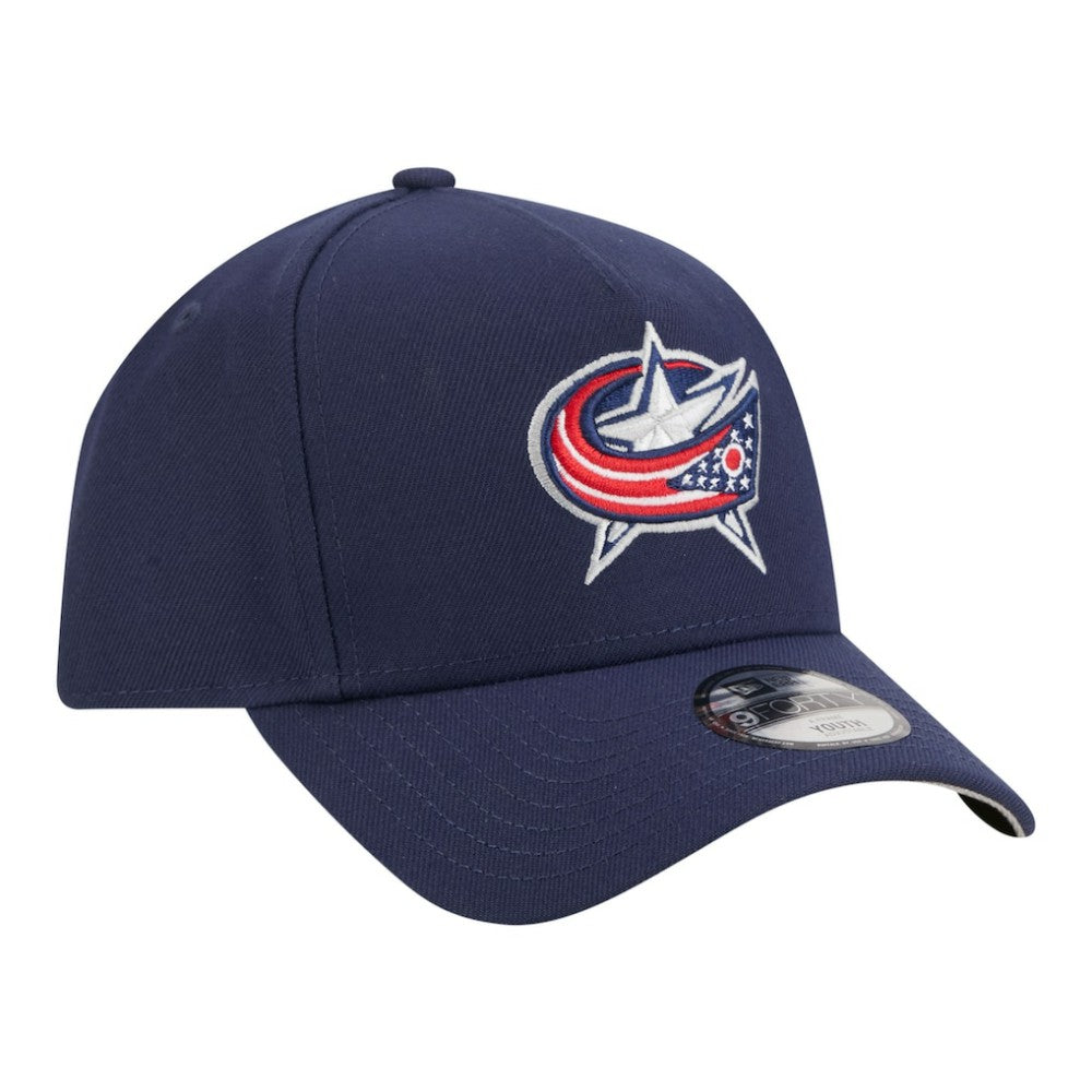 Columbus Blue Jackets New Era Youth 9FORTY A-Frame Adjustable Hat -  NHL Hats