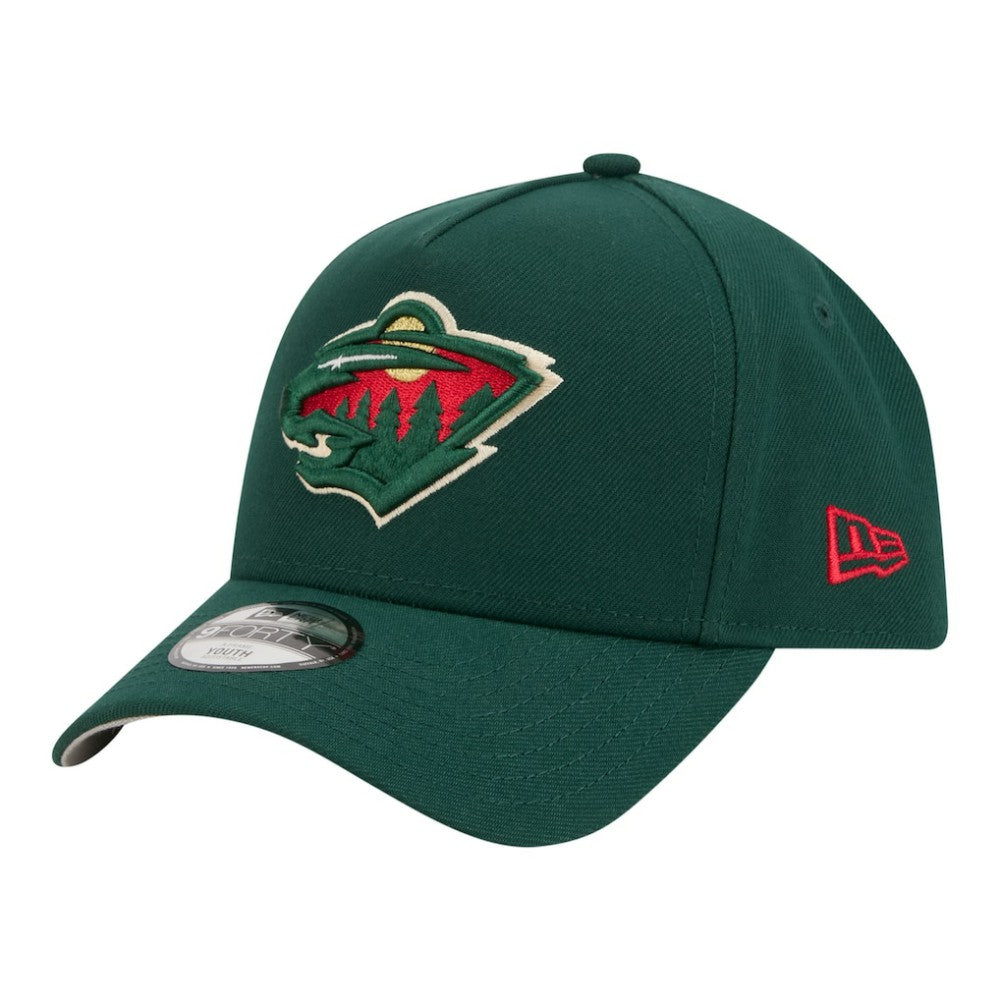 Minnesota Wild New Era Youth 9FORTY A-Frame Adjustable Hat -  NHL Hats