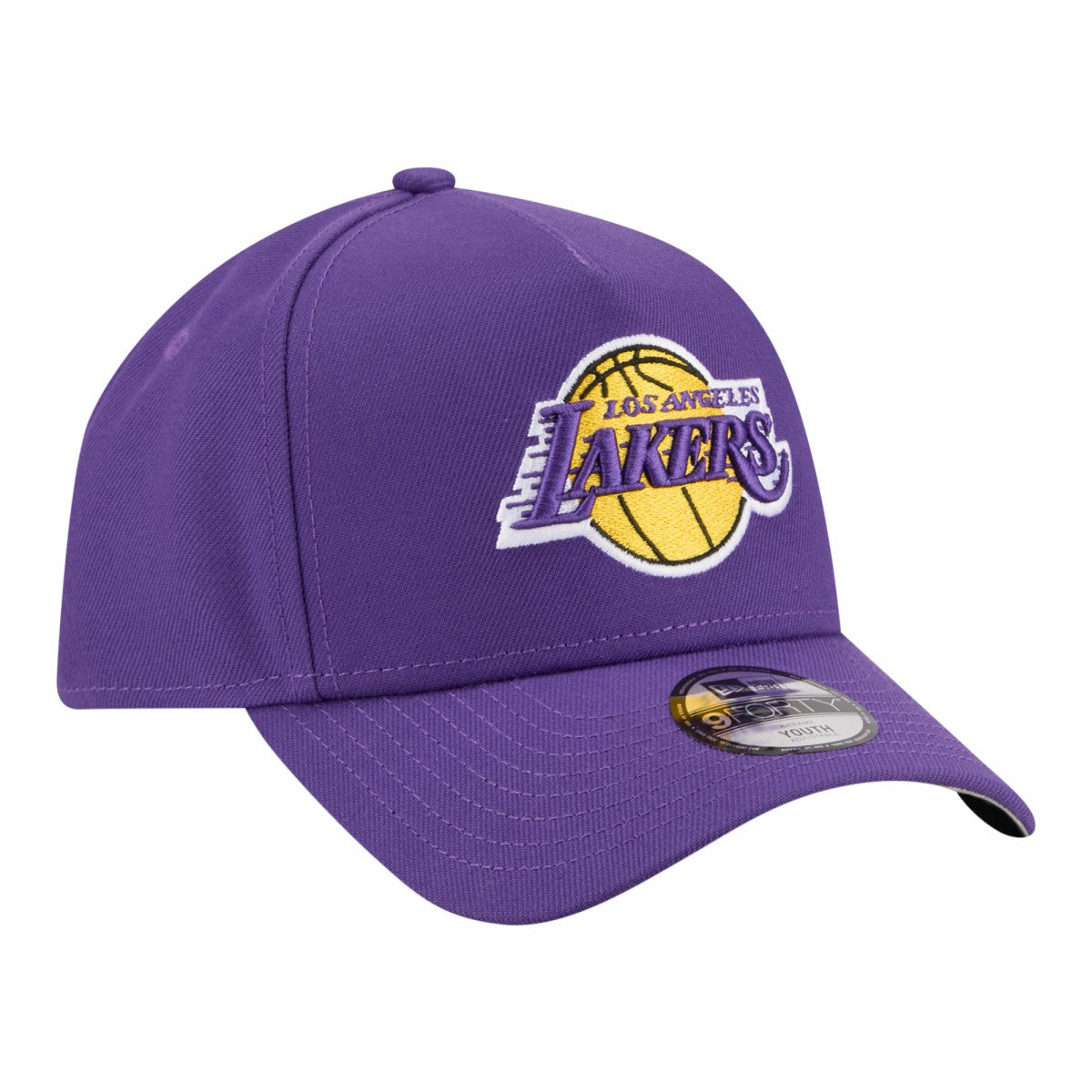 Purple Los Angeles Lakers Youth 9FORTY A-Frame Adjustable Hat | NBA