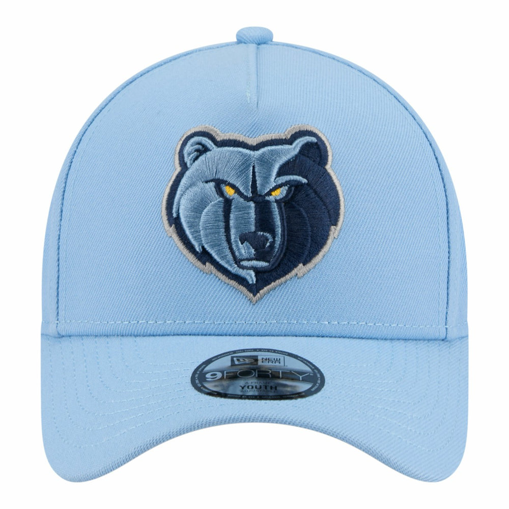 Light Blue Memphis Grizzlies Youth 9FORTY A-Frame Adjustable Hat | NBA