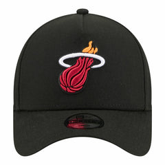 Black Miami Heat Youth 9FORTY A-Frame Adjustable Hat | NBA