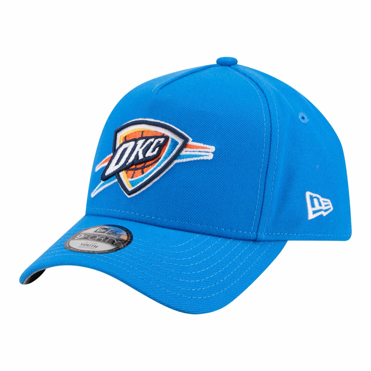 Blue Oklahoma City Thunder Youth 9FORTY A-Frame Adjustable Hat | NBA