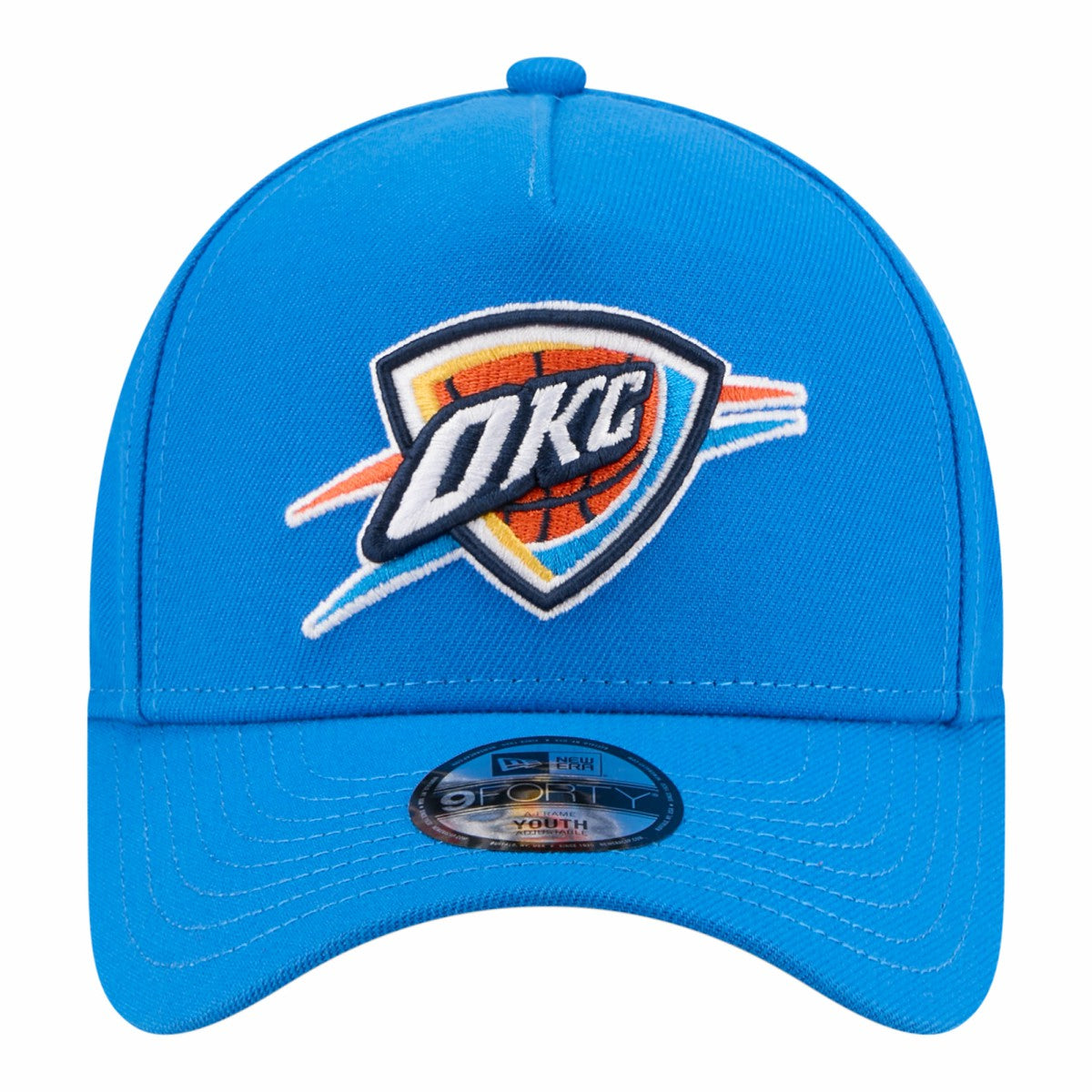 Blue Oklahoma City Thunder Youth 9FORTY A-Frame Adjustable Hat | NBA