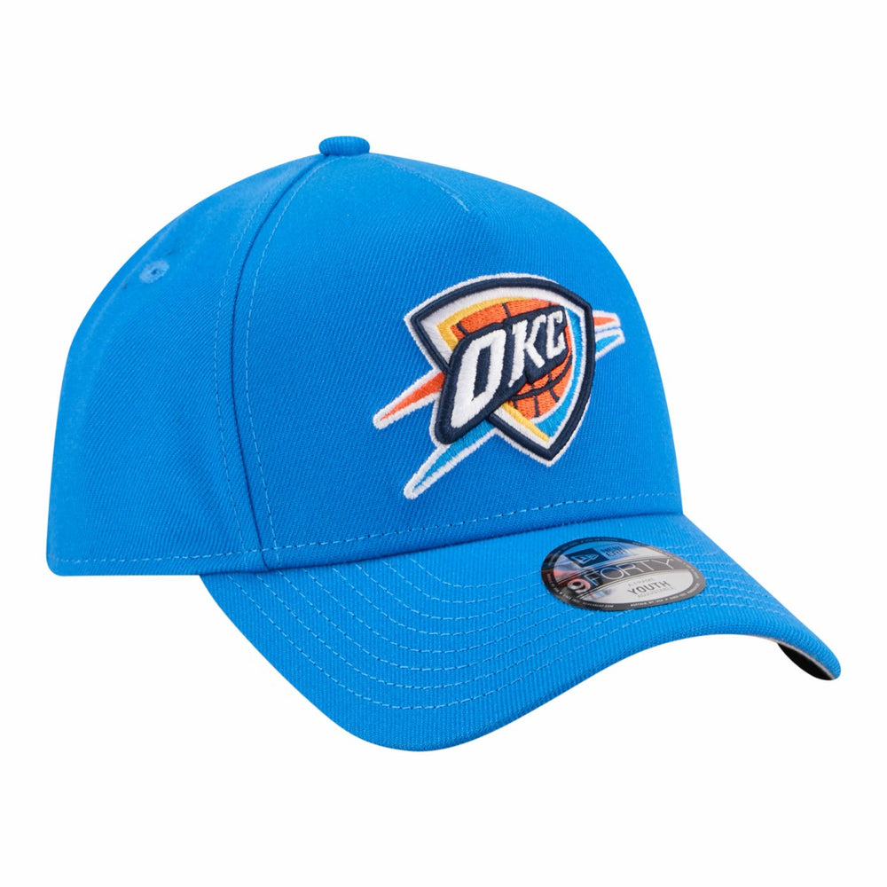 Blue Oklahoma City Thunder Youth 9FORTY A-Frame Adjustable Hat | NBA