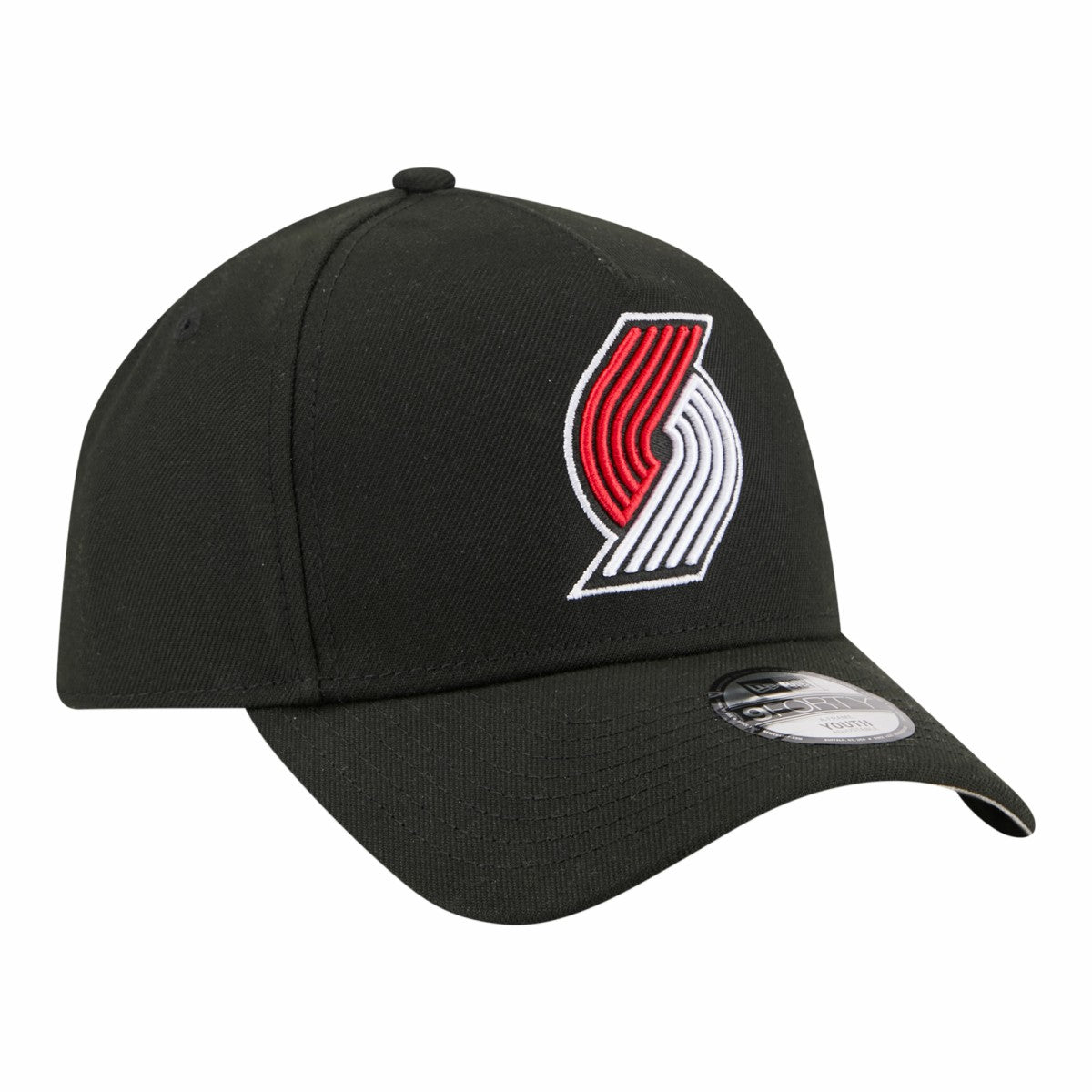 Black Portland Trail Blazers Youth 9FORTY A-Frame Adjustable Hat | NBA