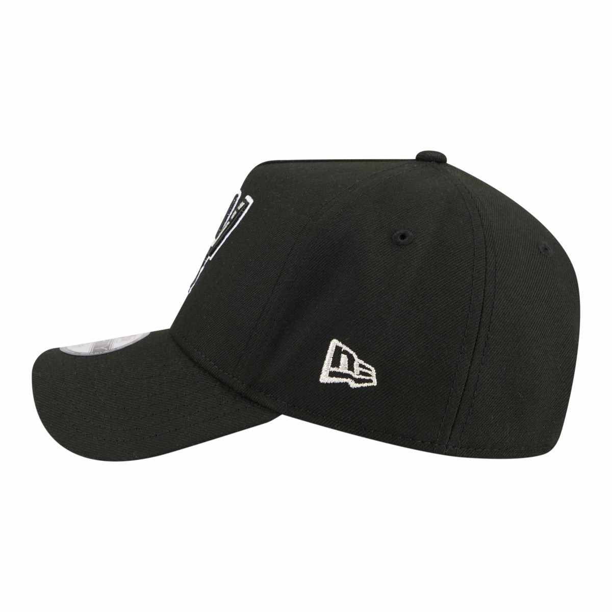 Black San Antonio Spurs Youth 9FORTY A-Frame Adjustable Hat | NBA