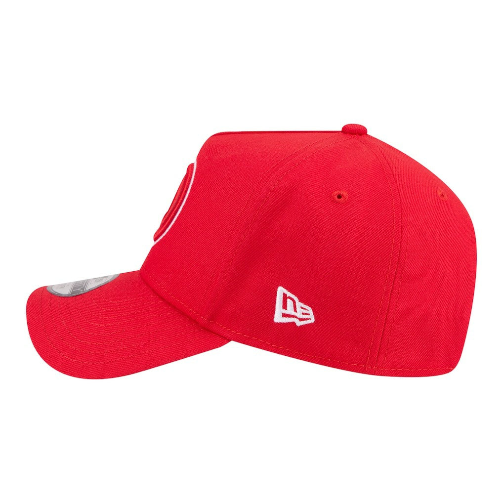Red Atlanta Hawks Youth 9FORTY A-Frame Adjustable Hat | NBA