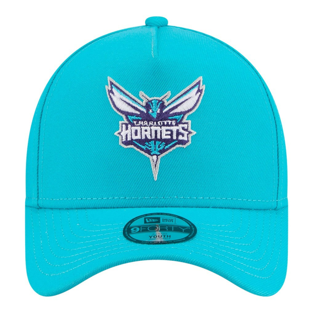 Teal Charlotte Hornets Youth 9FORTY A-Frame Adjustable Hat | NBA