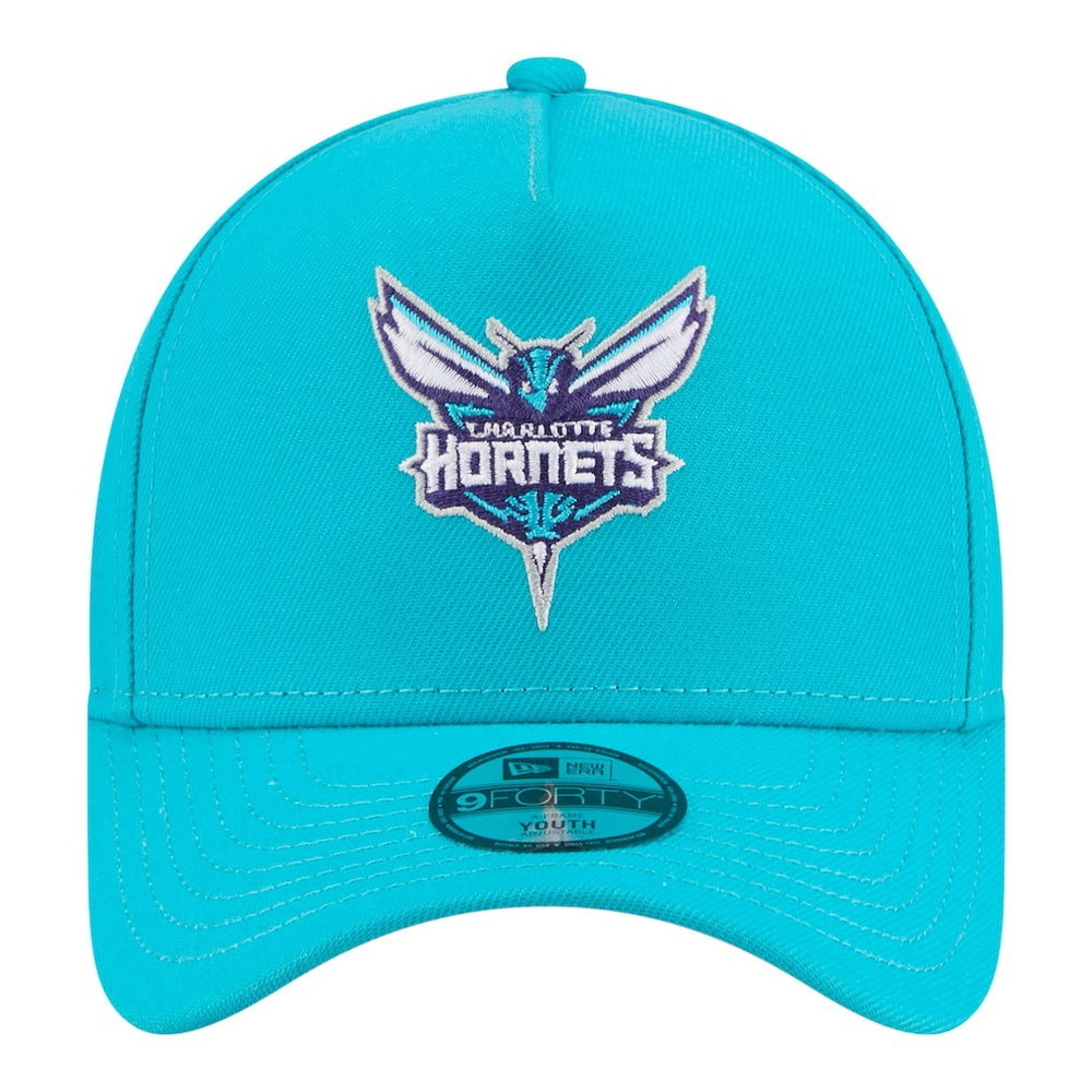 Teal Charlotte Hornets Youth 9FORTY A-Frame Adjustable Hat | NBA