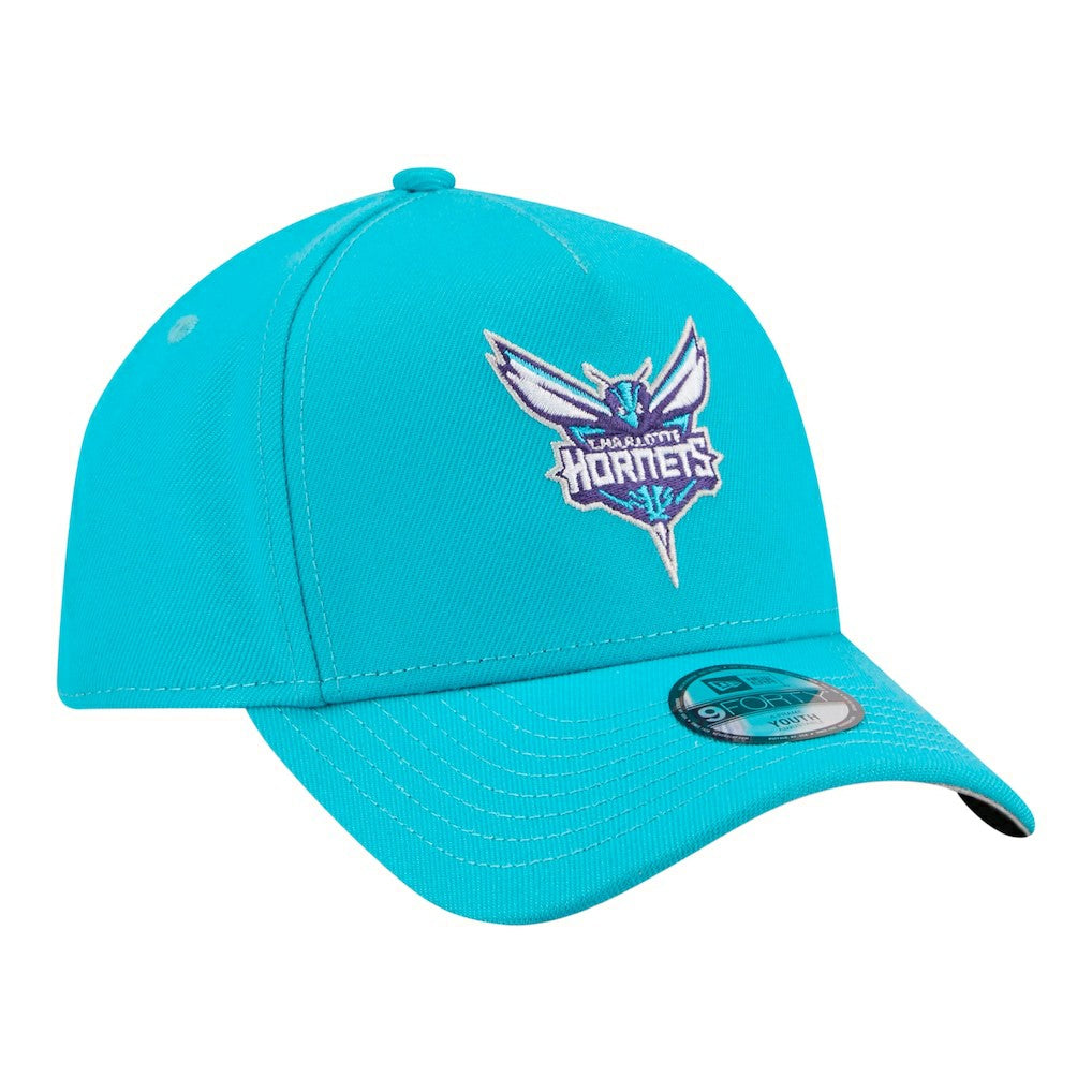 Teal Charlotte Hornets Youth 9FORTY A-Frame Adjustable Hat | NBA