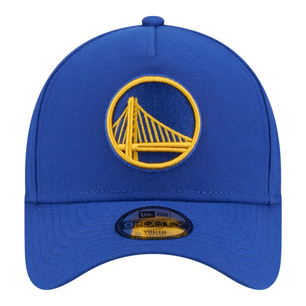 Royal Golden State Warriors Youth 9FORTY A-Frame Adjustable Hat sale | NBA