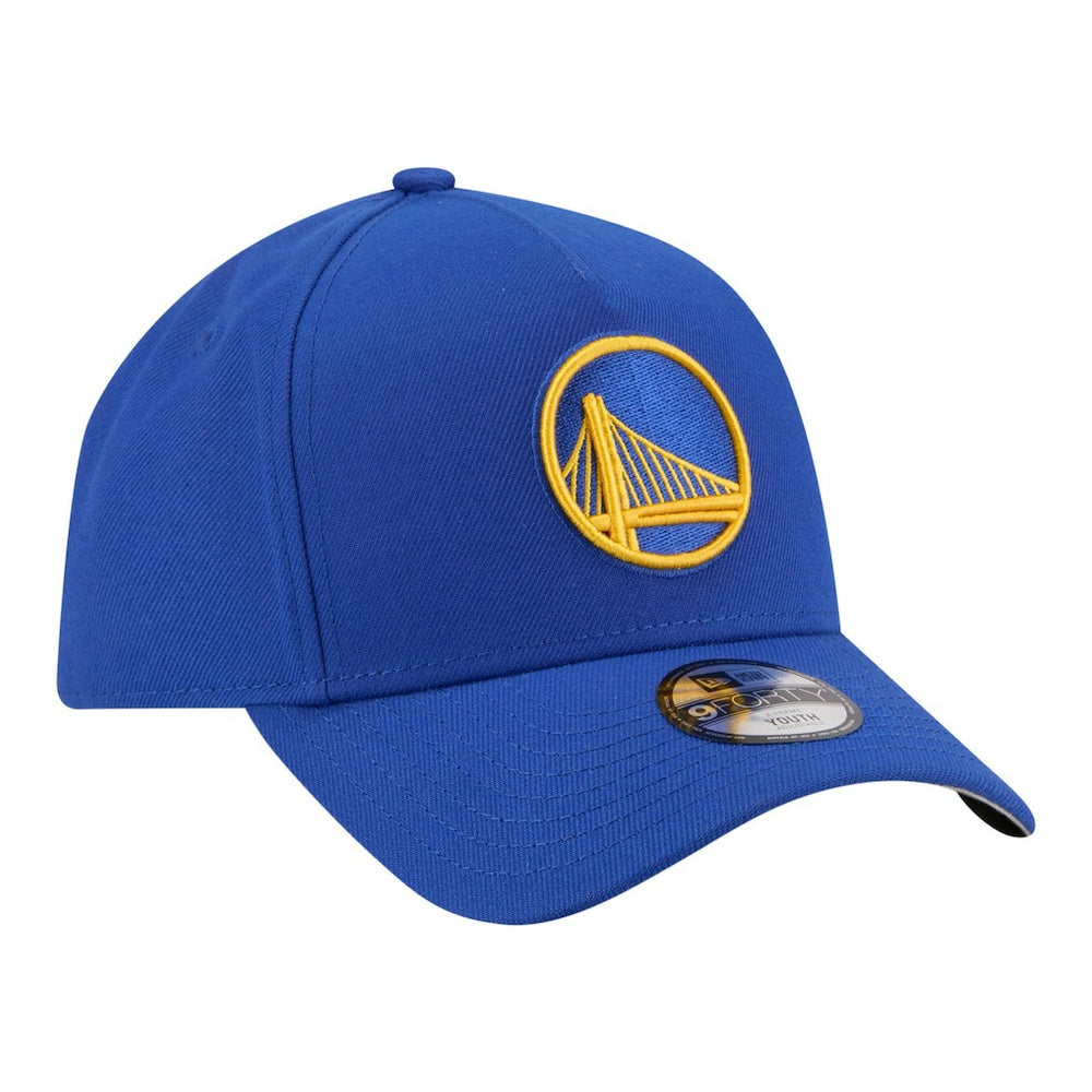 Royal Golden State Warriors Youth 9FORTY A-Frame Adjustable Hat sale | NBA